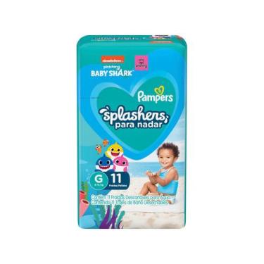 Imagem de Fraldas descartáveis pampers splashers piscina g c/11 und, Tam. M-G, 1