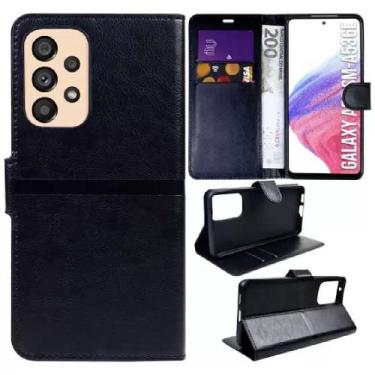 Imagem de Capa Capinha Carteira Samsung A53 com Porta Cartão - Armyshield