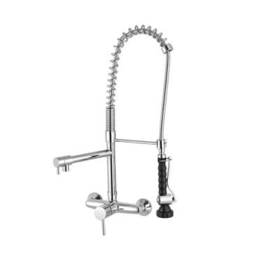 Imagem de Torneira Gourmet para Cozinha Misturador de Parede 2881 C75 Cromado Me
