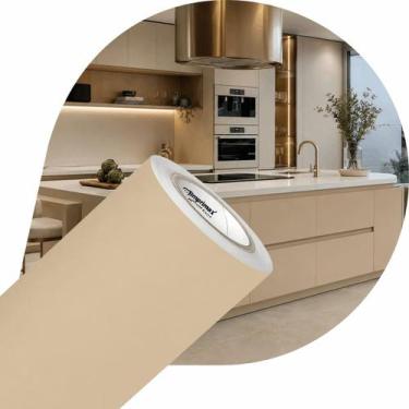 Imagem de Rolo Vinil Adesivo Gold Fórmica Satin Areia Fosco 0,61x10m - IMPRIMAX