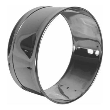 Imagem de Aro P/Assar Pão Hambúrguer 10x5 Cm Em Aço Inox