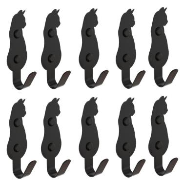 Imagem de Kit 10 Ganchos De Parede Decorativo Pendurador De Bolsa G.P