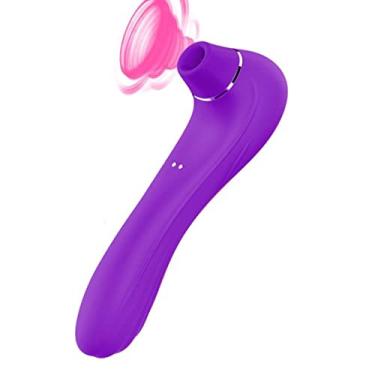 Imagem de Vibrador Com Sucção Clitóris Estimulador de Língua Oral Brinquedos Sexuais Para Adultos 20 Modos Diferentes Zatla (Roxo)