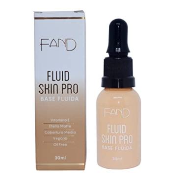 Imagem de Base Fluid Skin Pro Fand Makeup 30ml Escolha a Cor (01)