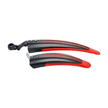 Imagem de MACHSWON Bicicleta Ciclismo Bicicleta Para-lamas MTB Mountain Front/Rear Mud Guards Conjunto de Para-lamas (Vermelho)