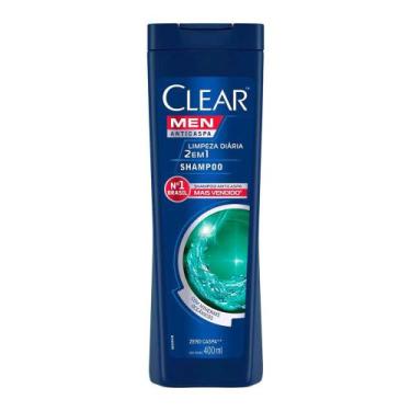 Imagem de Shampoo Anticaspa Clear Men Limpeza Diária 2 Em 1 - 400ml