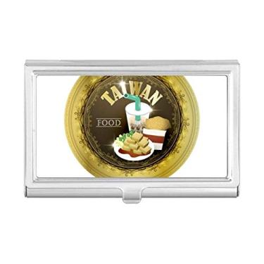 Imagem de Porta-cartões de visita Taiwan Travel Food China porta-cartões carteira