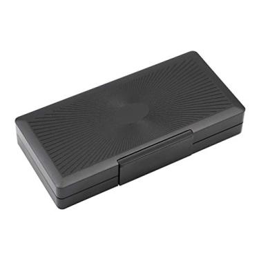 Imagem de Umidor de cigarro para viagem caixa portátil para charutos umidificador, caixa de armazenamento leve de liga de alumínio impermeável, hermética e durável – comporta 3/5 charutos – Ótimo presente para homens