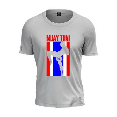 Imagem de Camiseta Muay Thai Lutador Thailandia Fight Shap Life