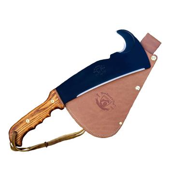Imagem de Woodmans Pal – Machete multiuso com bainha – facão de sobrevivência ideal para acampamento, pesca, caça, mato – machado de escova perfeito para levantamento... (cabo de madeira)