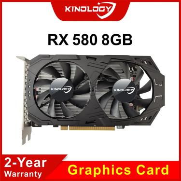 Imagem de Kinology-Placa gráfica RX 580 8 GB 2048SP GPU RX588 Vídeo para jogos 8G Radeon AMD VGA DDR5 RX580