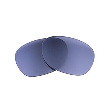 Imagem de Lentes de reposição polarizadas para óculos de sol Rayban New Wayfarer RB2132 55 mm – Feito nos EUA – Cinza polarizado com espelho prateado