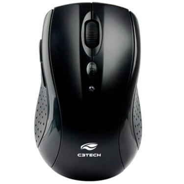 Imagem de Mouse sem Fio C3Tech M-W012BK V2 - 2.4GHz - 1600dpi-Unissex