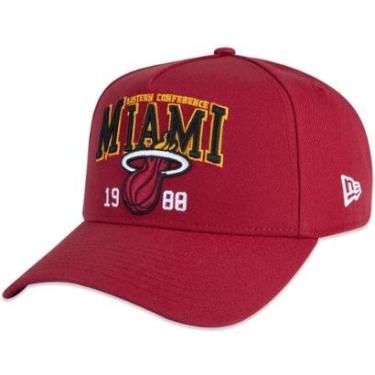 Imagem de BONE NEW ERA 9FORTY A-FRAME NBA MIAMI HEAT SPORT-Masculino