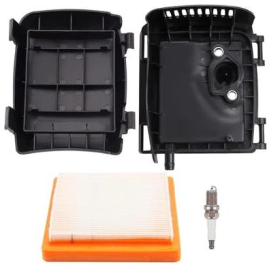 Imagem de Drblawi Kit de limpeza de base de filtro de ar compatível com XT650 14-743-03-S para motor Kohler XT650 XT675 XT650-2031 XT675-2044 XT675-2075 Reciclador Toro 55.9 cm 20377 20378 Lawn M Peças de Motor