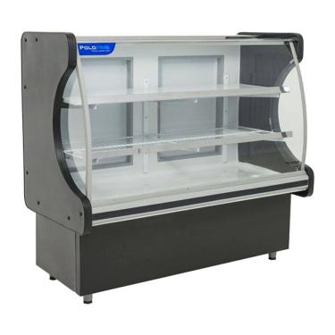 Imagem de Balcão Refrigerado 1,25mt Polofrio Balcão 1,25 Preto 1 Placa Fria 110v