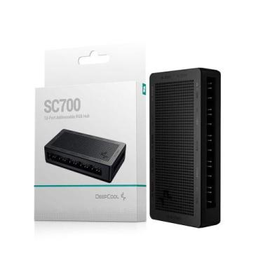 Imagem de Hub controlador para 12 fans deepcool sc700 - r-sc700-bknsnn-g