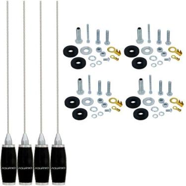 Imagem de 4 Antena Móvel Bobinada Px Mini Marinox B-2005p 1,4 Metros - AQUARIO