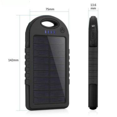 Imagem de Carregador 38.000mah Placa Solar Power Bank Powerbank Mães - Home Good