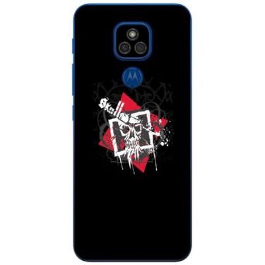 Imagem de Capa Adesivo Skin015 Verso Para Motorola Moto E7 Plus (2020) - KawaSki