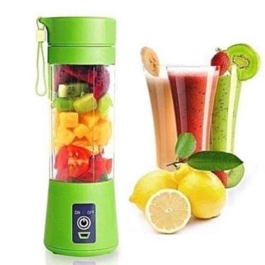 Imagem de Liquidificador Mini Portátil Bateria Squeeze Verde - Ello