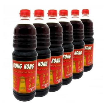 Imagem de Óleo De Gergelim Torrado Hong Kong 1Litro - (kit com 6)