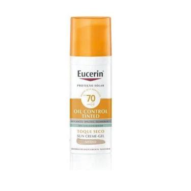Imagem de Protetor Solar com Cor Eucerin Oil Control Tinted FPS 70