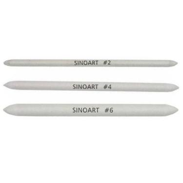 Imagem de Kit Esfuminho  C/3 Para Desenho Sinoart N.2 N.4 N.6