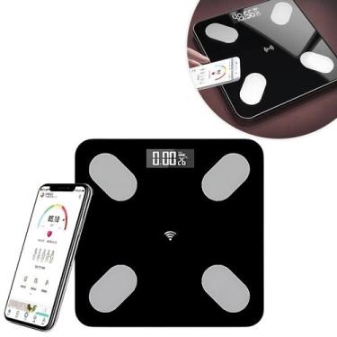 Imagem de Balança Digital Bioimpedância Bluetooth até 150Kg com App - shop mix, 