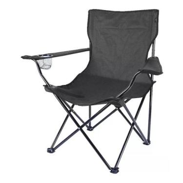 Imagem de Cadeira Camping Pesca Dobrável Praia Porta Copo E Sacola - RPires, Pre