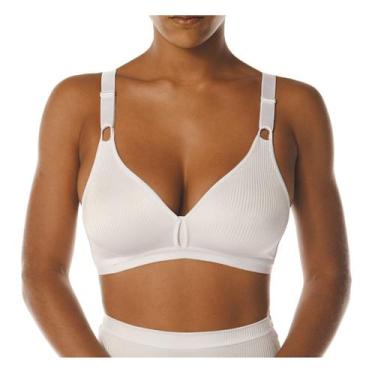 Imagem de Sutiã Olimpo Bourbon Demillus Sustentação Esportivo S/Bojo, Branco20, 