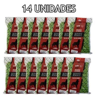 Imagem de Palitos Flexíveis Deguste Petiscos Pet Menta 800g Kit 14 UN - CANIS 