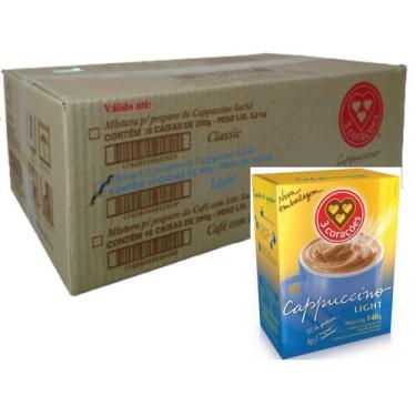 Imagem de Cappuccino 3 Corações Light em Sachê 14g - 160 UNIDADES