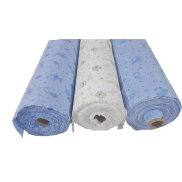 Imagem de Tecido De Cueiro(flanela) 25 Metros X 80 Cm 100% Algodão - Dugu, Mascu