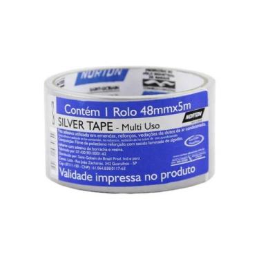 Imagem de Fita Adesiva Silver Tape  48mm x 5m  Cinza  Norton