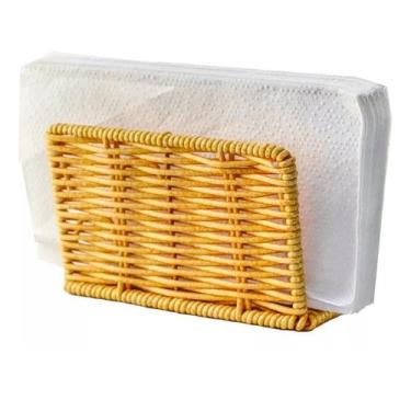 Imagem de Porta Guardanapos Rústico Rattan 15x9cm Frigopro
