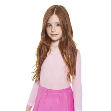 Imagem de Segunda Pele Manga Longa Lobinha Lupo 00860-001 Infantil, M, Vermelho 