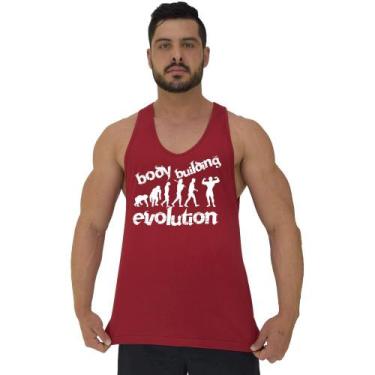 Imagem de Regata Menos Cavada Masculina MXD Conceito Bodybuilding Evolution, Ver