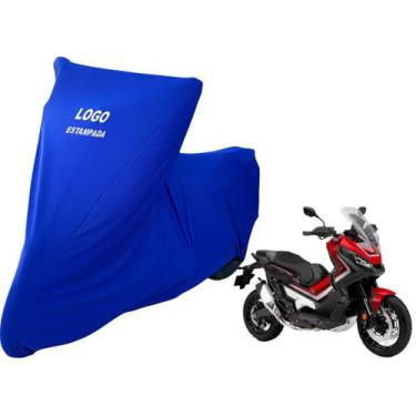 Imagem de Capa Protetora Para Cobrir Moto Honda ADV Com Logo - Mz, Azul