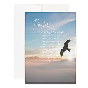 Imagem de Simply Uncaged Christian Gifts Ministry Appreciation Card for Pastor, Minister, Church Staff, Volunteers, Ministry Appreciation Gift Card for Ministers (Single Card)
