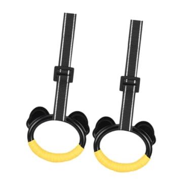 Imagem de Deevoka 2 peças anéis de ginástica puxar para cima anéis para crianças anéis de treinamento profissional para calistenia equipamentos de fitness em casa, Correia E Anéis de