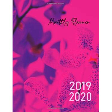 Imagem de 2019 2020 monthly planner: two year planner big size 8.5" x 11" : Monthly Planner (January 2019 – December 2020), Calendars, Agenda Planners, to do .., Internet Password : art nature cover