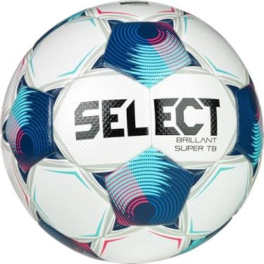 Imagem de SELECT Bola de futebol Brillant Super TB, branca/azul V25, tamanho 5