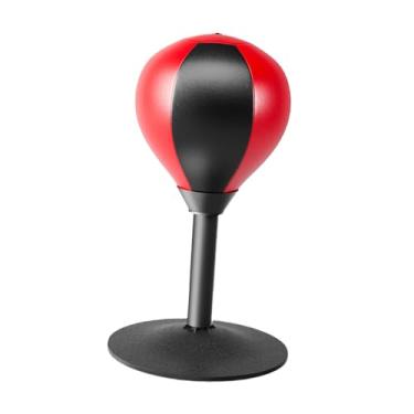 Imagem de Dynwave Saco de pancadas de mesa Bola de reação de boxe Bola de foco Treinamento de força Saco de pancadas de velocidade resistente com suporte para, Style a