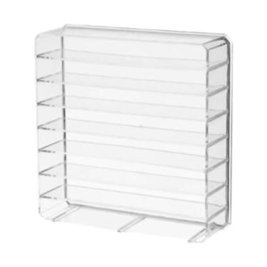 Imagem de Almencla 1/64 rodas expositor modelo carros vitrine, suporte de exibição multiuso em miniatura para mini figura miniaturas