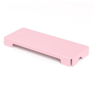 Imagem de WINFFOR Capa protetora de teclado de acrílico - Capa protetora de teclado mecânico para teclado de computador compatível com teclado de 43 cm (rosa-claro)