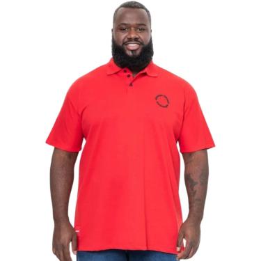 Imagem de Camisa Polo Onbongo Plus Size Piquet Vermelha ON341 Vermelho