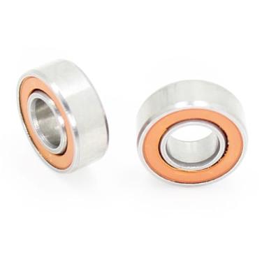 Imagem de RIQVFAEUN 2 peças SMR117-2RS CB LD ABEC-7 7 * 11 * 3 mm aço inoxidável híbrido Si3N4 molinete de pesca 7x11x3 SMR117RS