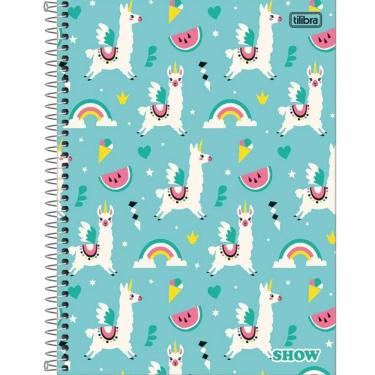 Imagem de Caderno Espiral Capa Dura Universitário 1 Matéria Show Feminino 80 Folhas Tilibra Estampa 4