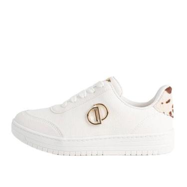 Imagem de Tenis Dakota Casual Detalhe Onca, 37, Branco